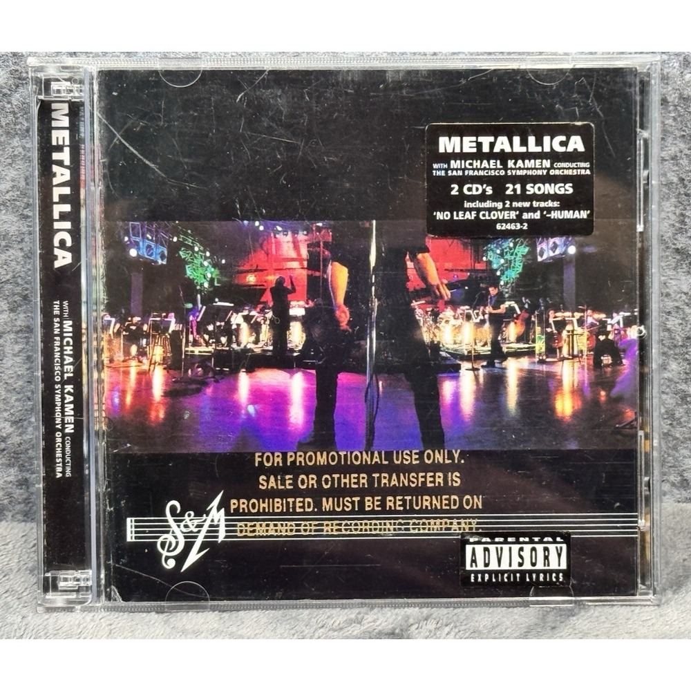 METALLICA S&M 2 Discs Promo CD 1999 Elektra w/ San Francisco Symphony Orchestra - Picture 1 of 11
